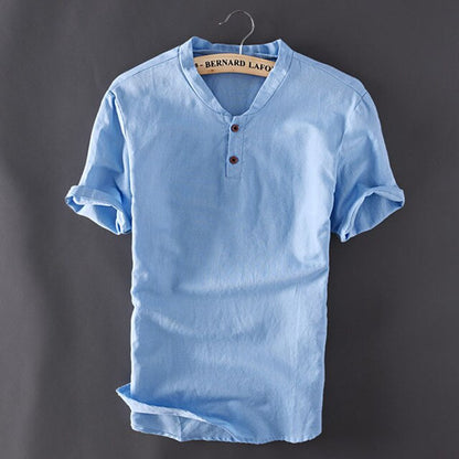 Casual Men's Linen Shirt