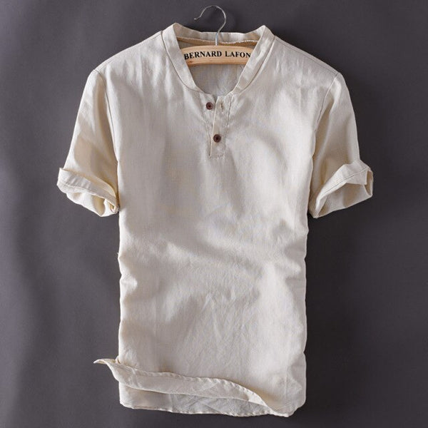 Casual Men's Linen Shirt