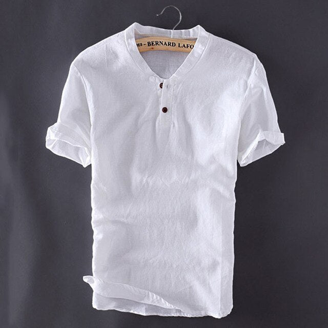 Casual Men's Linen Shirt