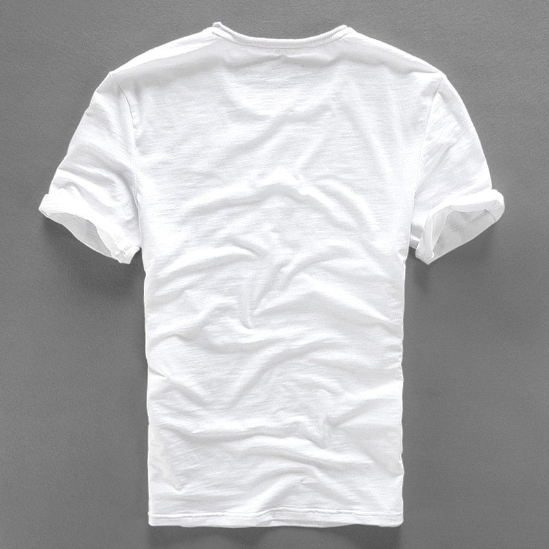 Italy brand linen short sleeve T-shirt