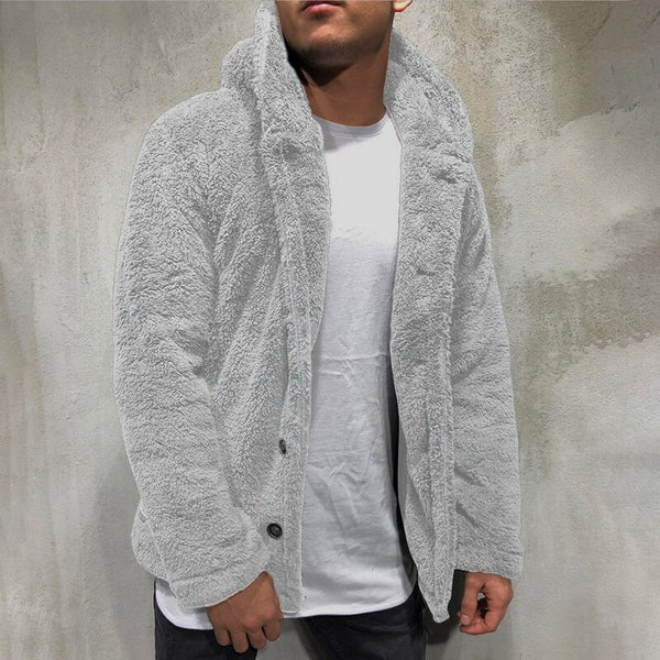 Stylish men's fur jacket