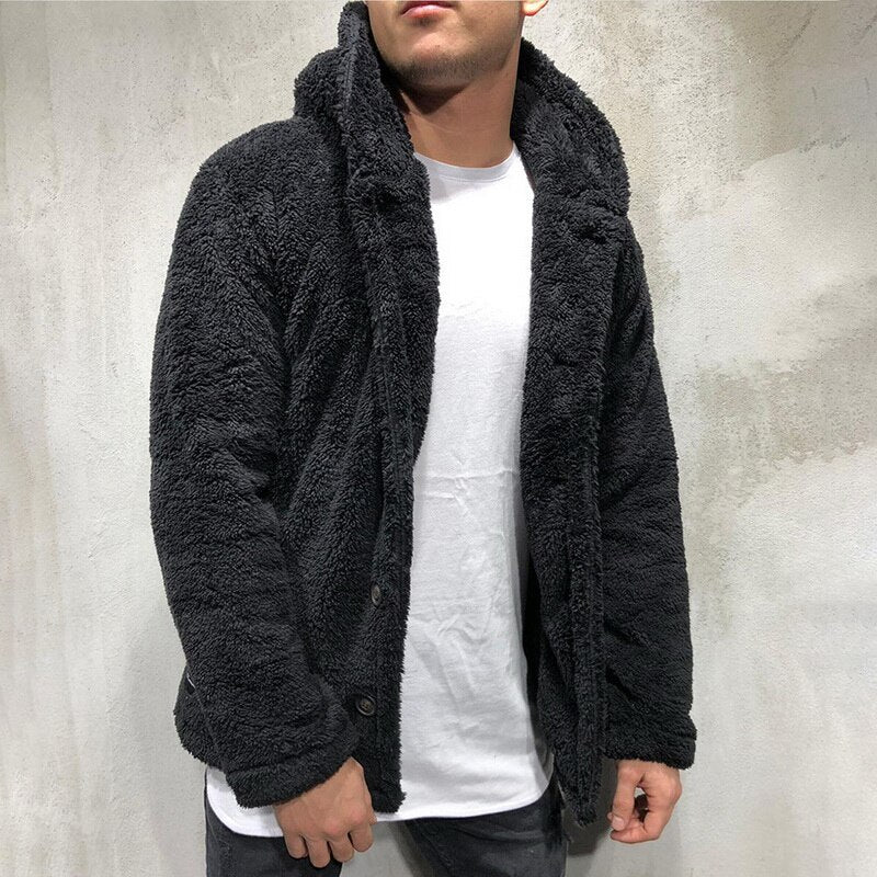 Stylish men's fur jacket