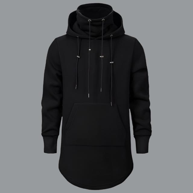 Casual High Collar Hoodie