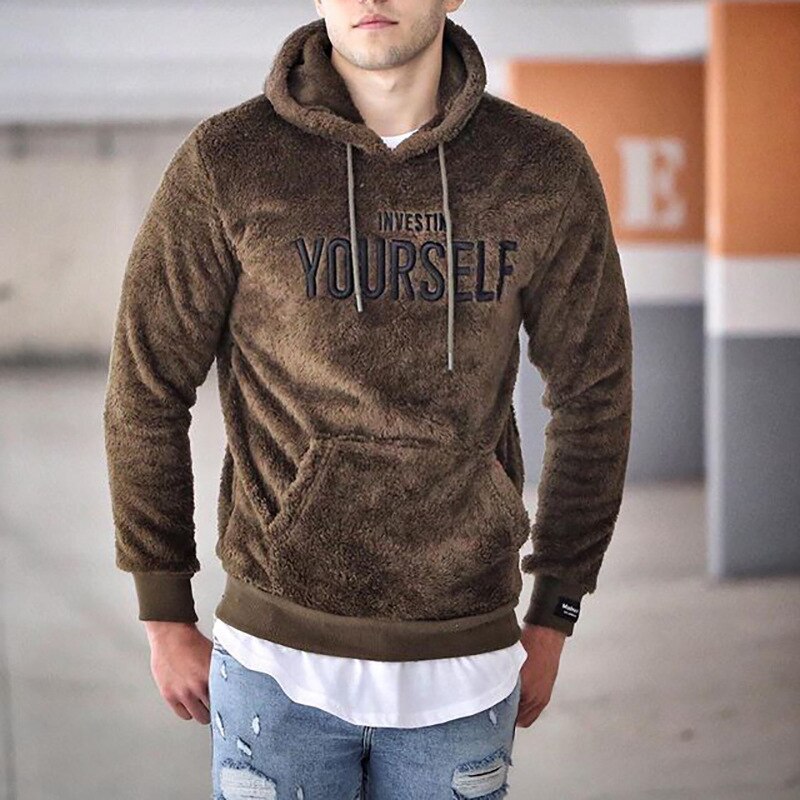 Fashionable Plush Hooded Hoodies