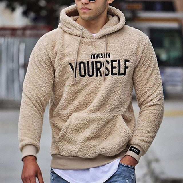 Fashionable Plush Hooded Hoodies