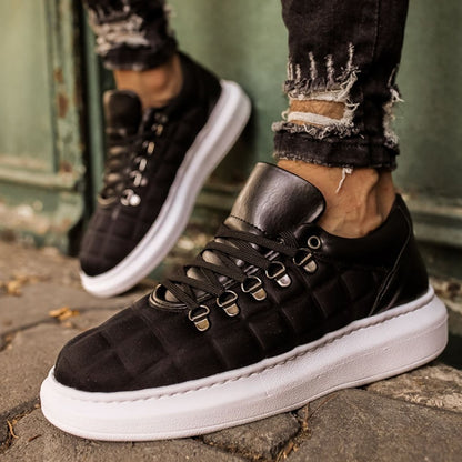 Luxury lace-up sneakers