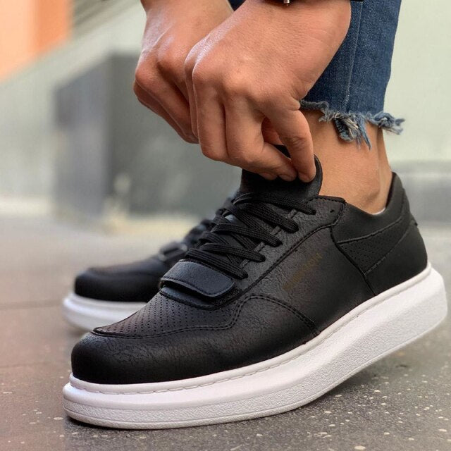 Casual lace-up sneakers.