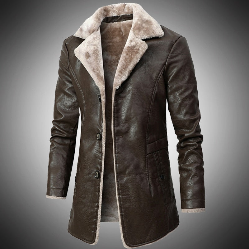 ELEGANT MEN'S WARM COAT