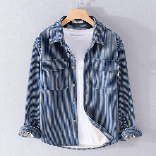 Striped Corduroy shirt