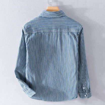 Striped Denim shirt