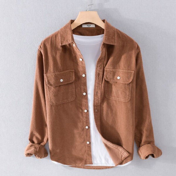 Corduroy cotton shirt