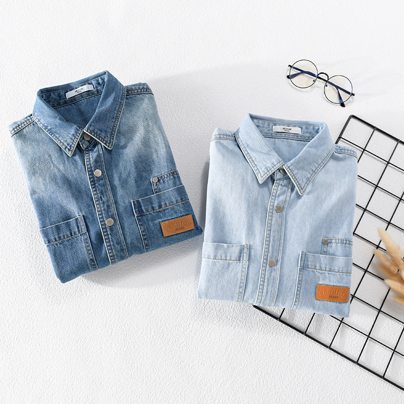 Cotton Denim Shirt