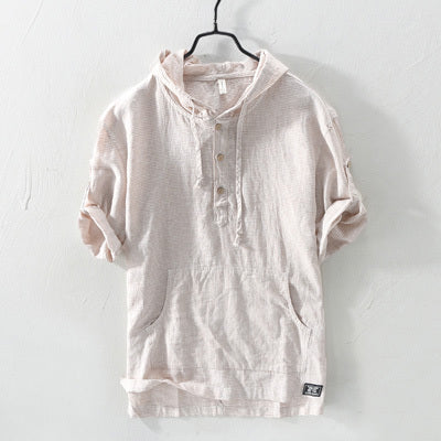 Cotton Hooded Shirts