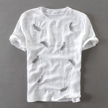 Load image into Gallery viewer, FEATHERS EMBROIDERY T-SHIRT
